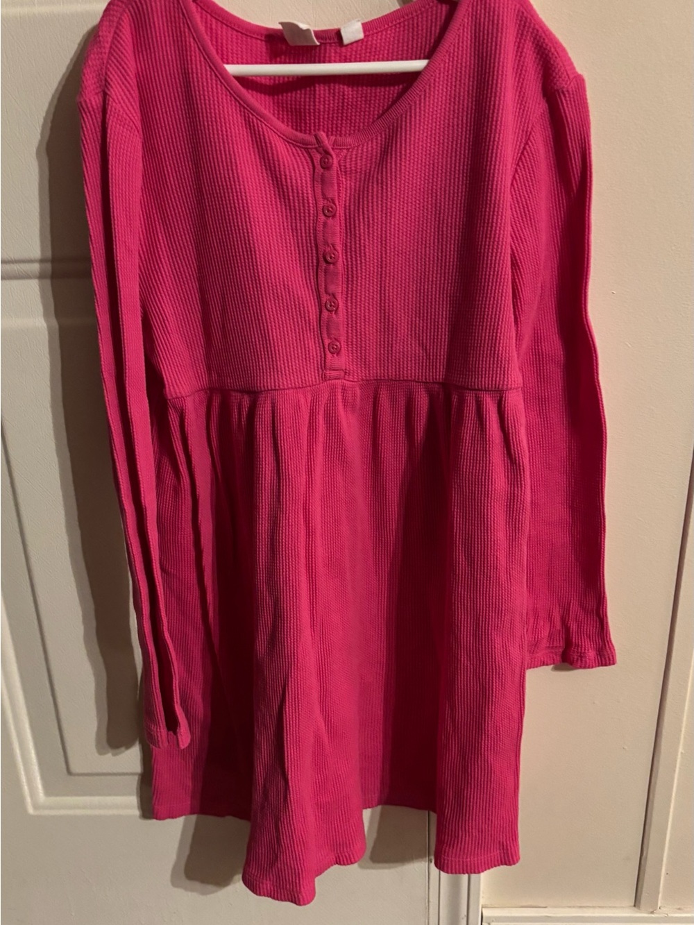 Gap Girls Pink Long Sleeve Dress Size Medium